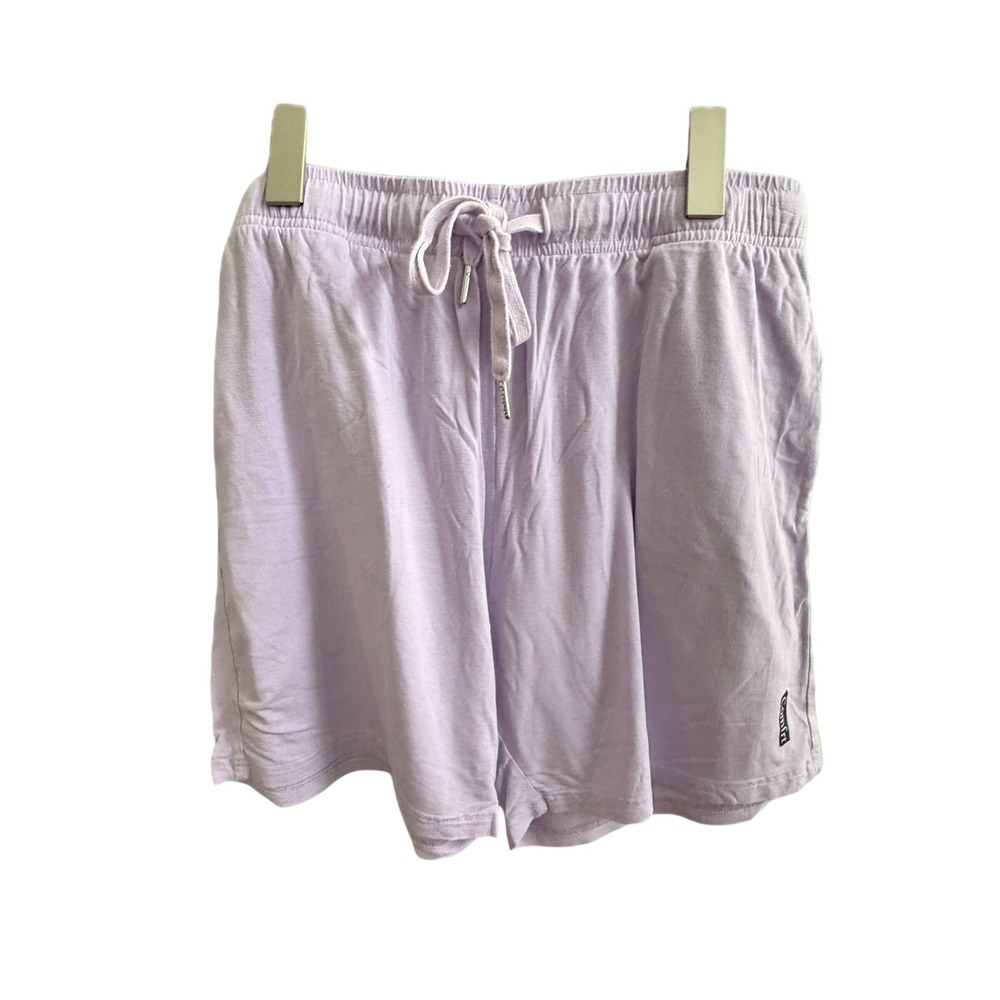 COMFRT Lounge Shorts Women's Large Cloud Lavender Elastic Waist Pockets